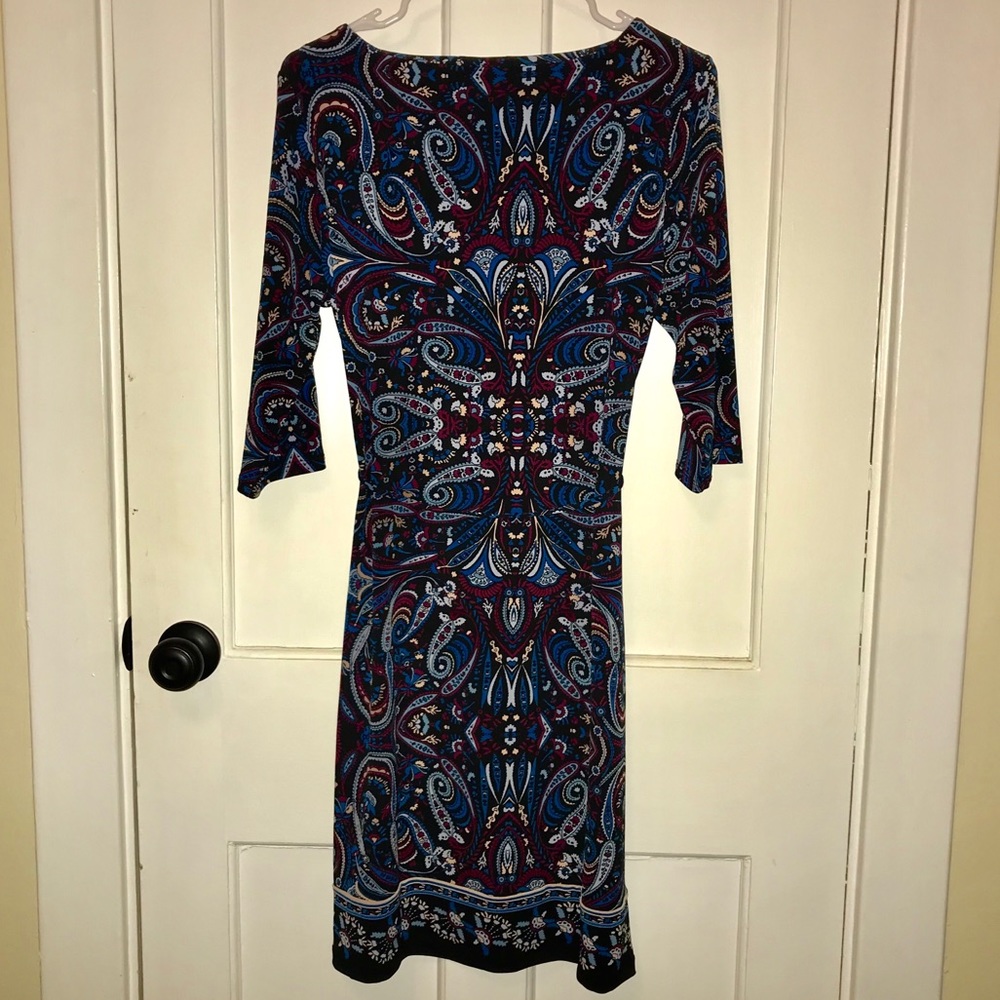 Liz Claiborne M paisley dress